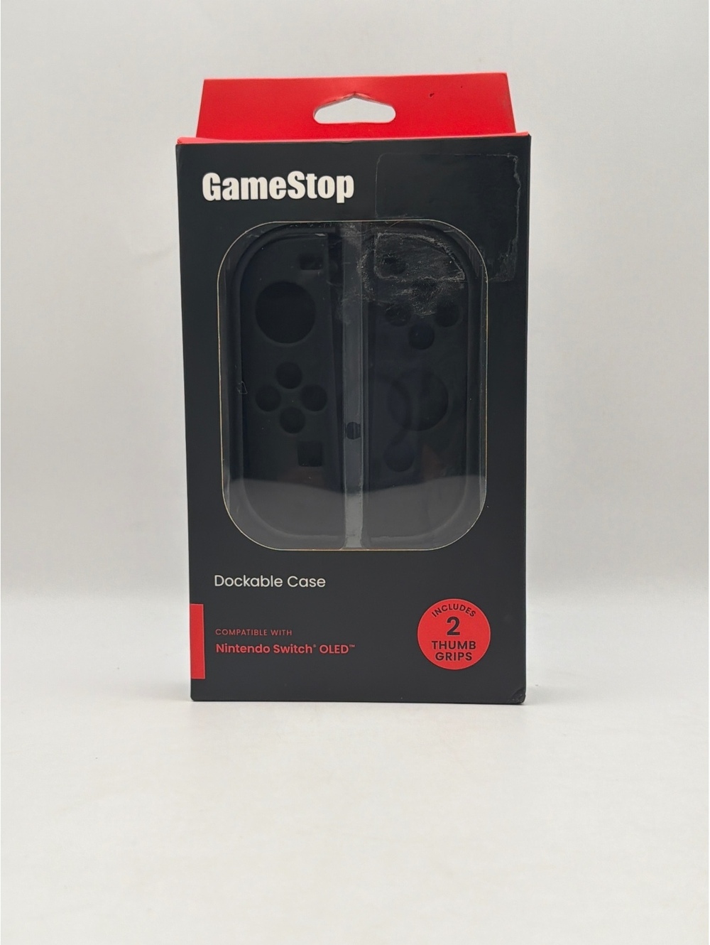 GameStop Dockable Case for Nintendo Switch OLED with 2 Thumb Grips
